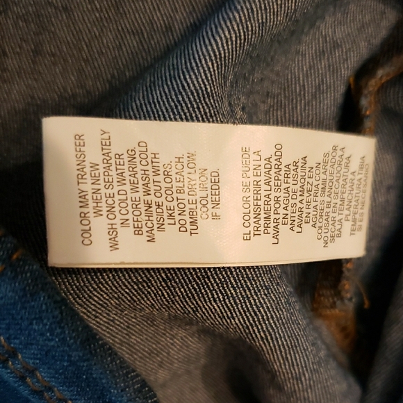 Jolie & Joy Long Sleeve Dress Size L Denium - Picture 2 of 8